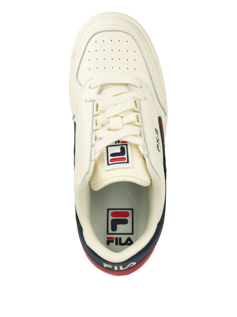 Fila Sneakers Mit Streifen In White