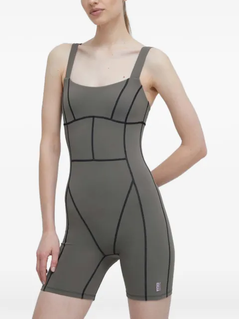 P.E Nation seam-detail square-neck jumpsuits