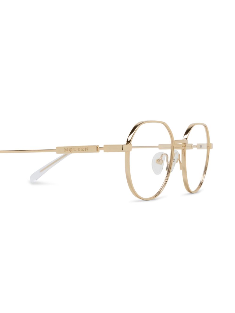 Alexander McQueen Eyewear round-frame glasses Men