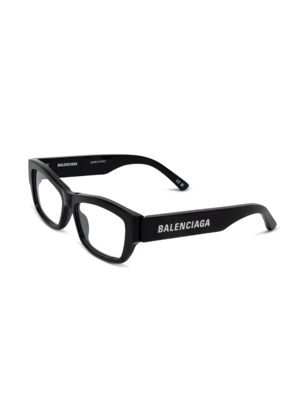 Balenciaga Eyewear スクエア眼鏡フレーム | ブラック | FARFETCH JP 