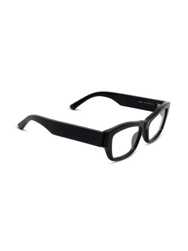 Balenciaga Eyewear BB0377O-001 BLACK-BLACK-TRANSPARENT