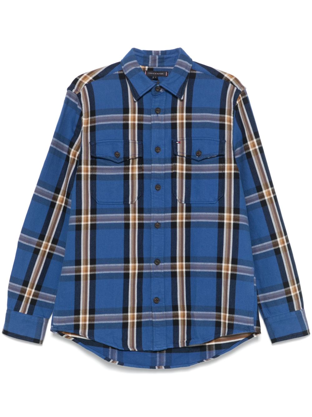 Tommy Hilfiger plaid-check pattern shirt - Blue