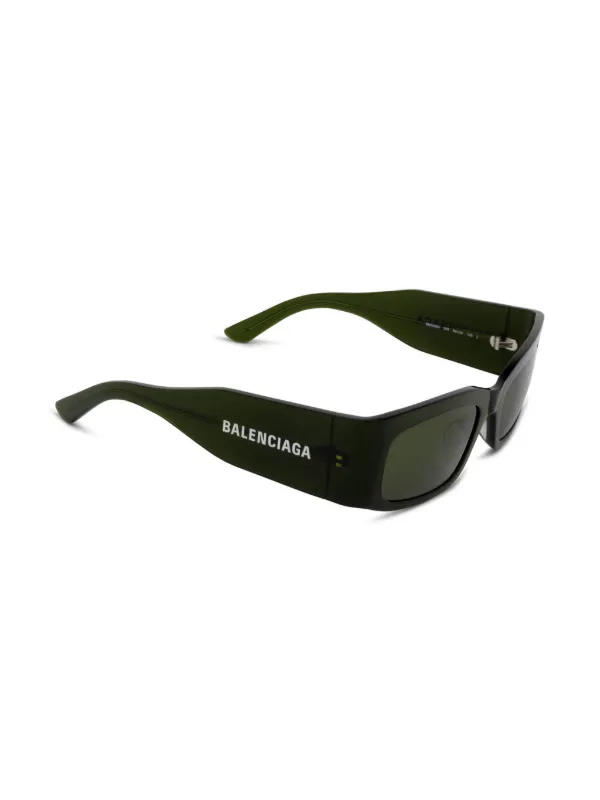 Balenciaga Eyewear BB0328S Sunglasses | Green | FARFETCH display picture 2