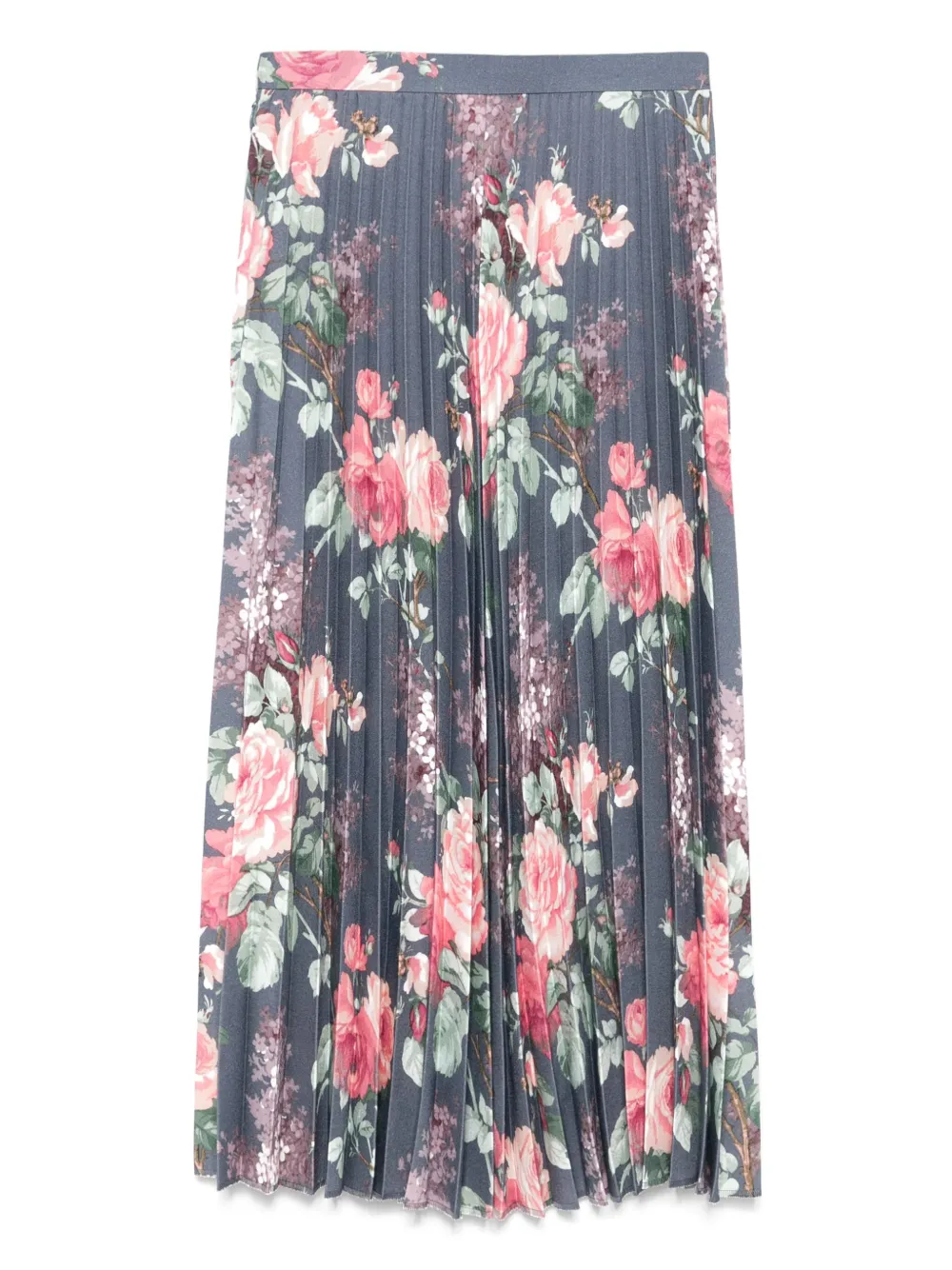 junyawatanabe Junya Watanabe Midi-jurk met bloemenprint - Blauw