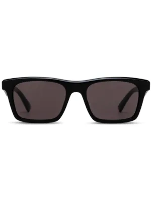 Alexander McQueen Eyewear スクエアフレーム サングラス | ブラウン