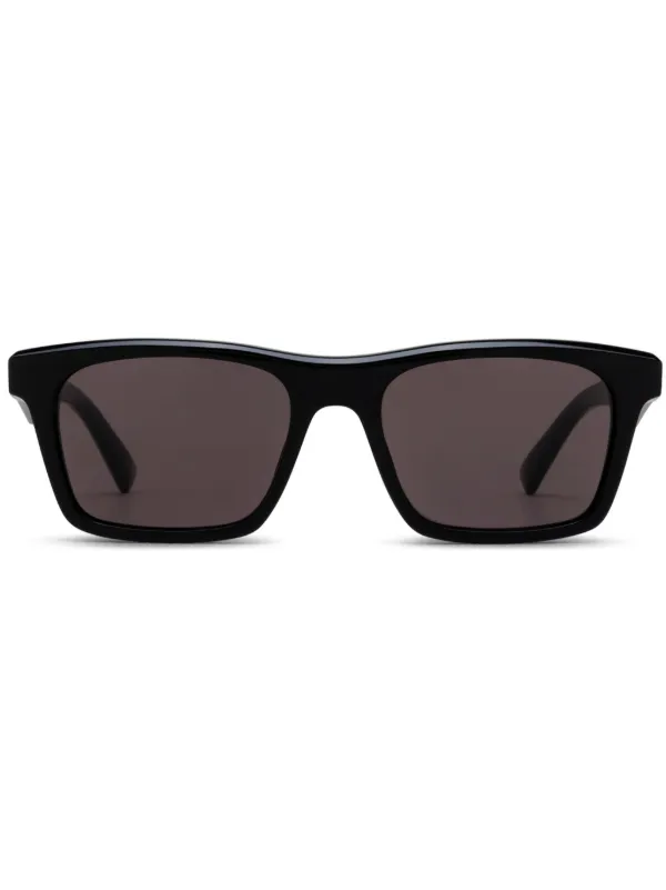 Alexander McQueen Eyewear スクエアフレーム サングラス | ブラック 