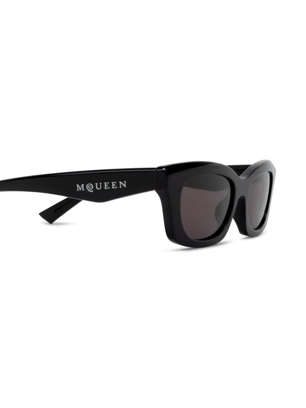 Alexander McQueen Eyewear Zonnebril met geometrisch montuur Zwart