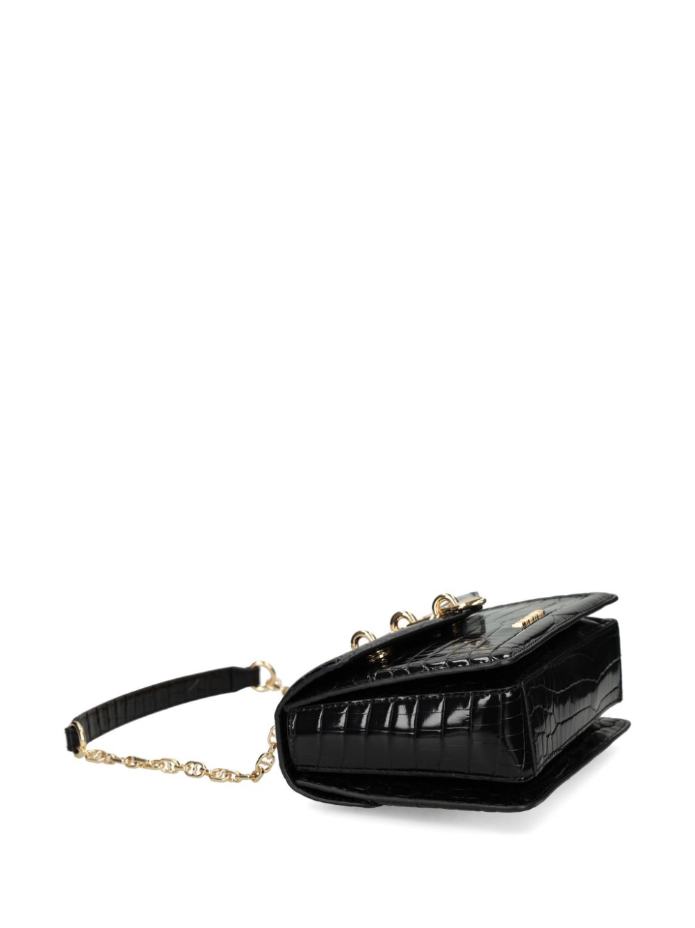 Love Moschino crocodile-embossed crossbody bag Women