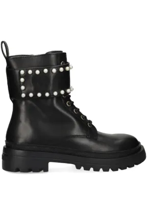 V°73 Margot beaded-embellishment Boots | Black | FARFETCH