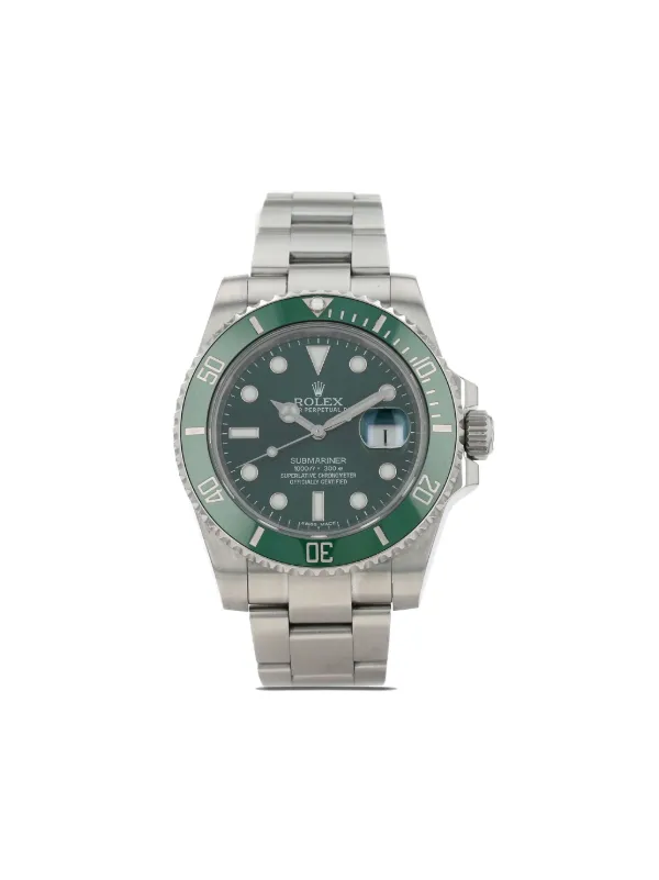 Rolex 2010 pre owned Submariner Date 40mm Green FARFETCH ZA