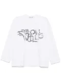 Comme Des Garçons Comme Des Garçons sequin-embellished T-shirt - White