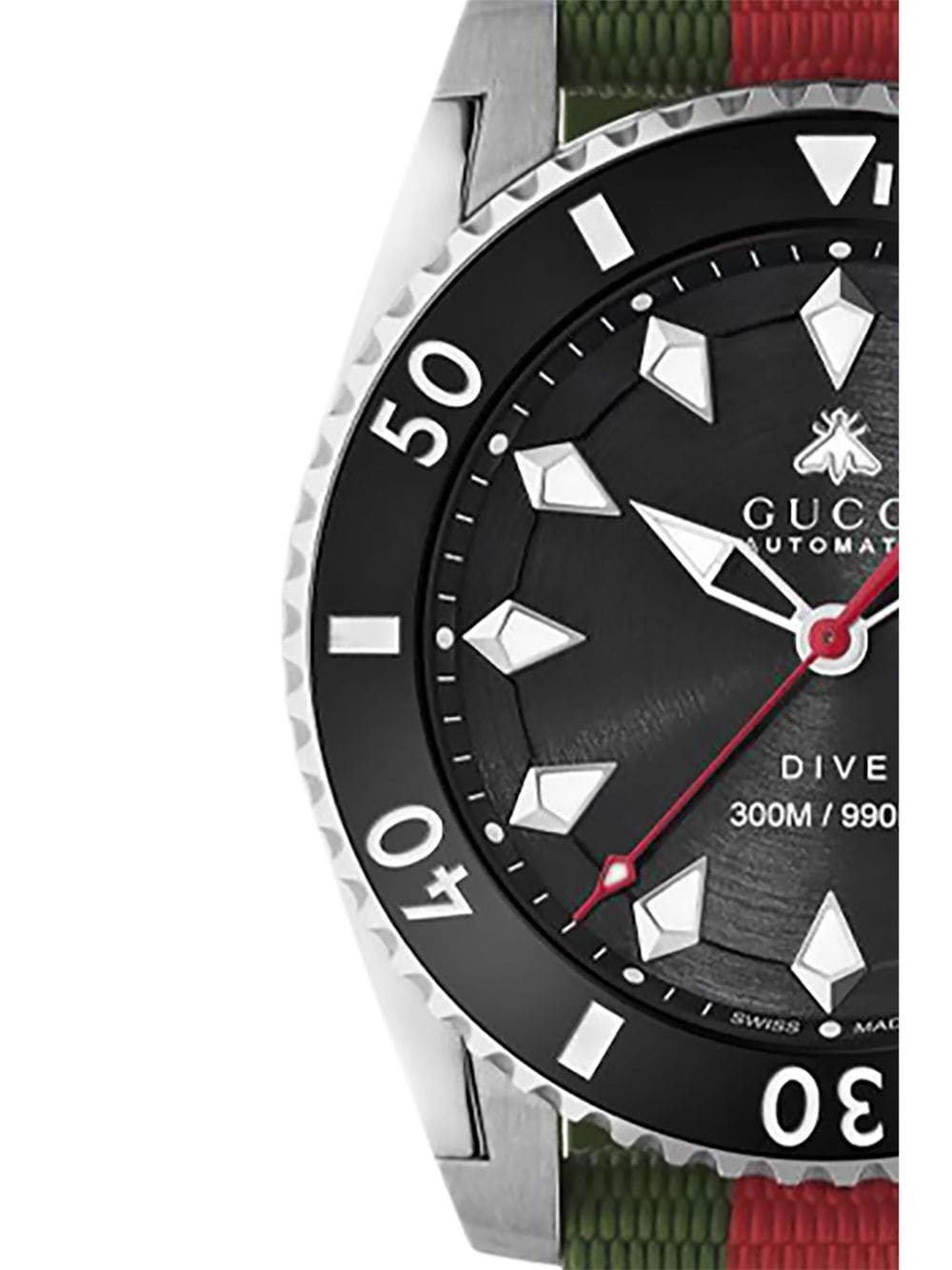 Shop Gucci Dive 40mm In Schwarz