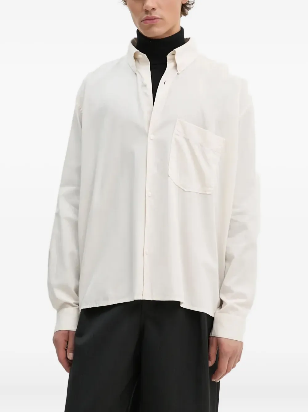 Won Hundred pocket button shirt | neutro | Image 1