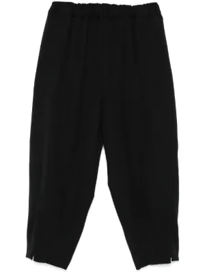 tricot COMME des GARCONS クロップドパンツ 黒 2000225F0101 Yahoo!オークション -「クロップドパンツ」(コム デ ギャルソン