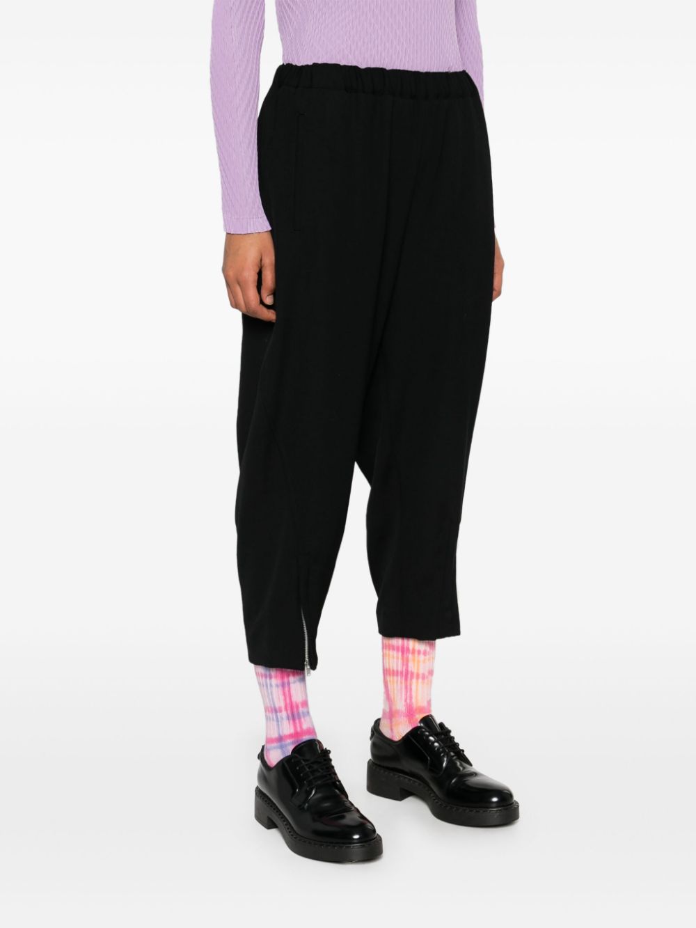 Comme Des Garçons Comme Des Garçons Cropped broek Zwart