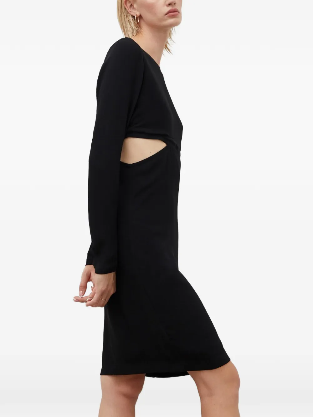 HERSKIND Mini-jurk met uitgesneden details Zwart