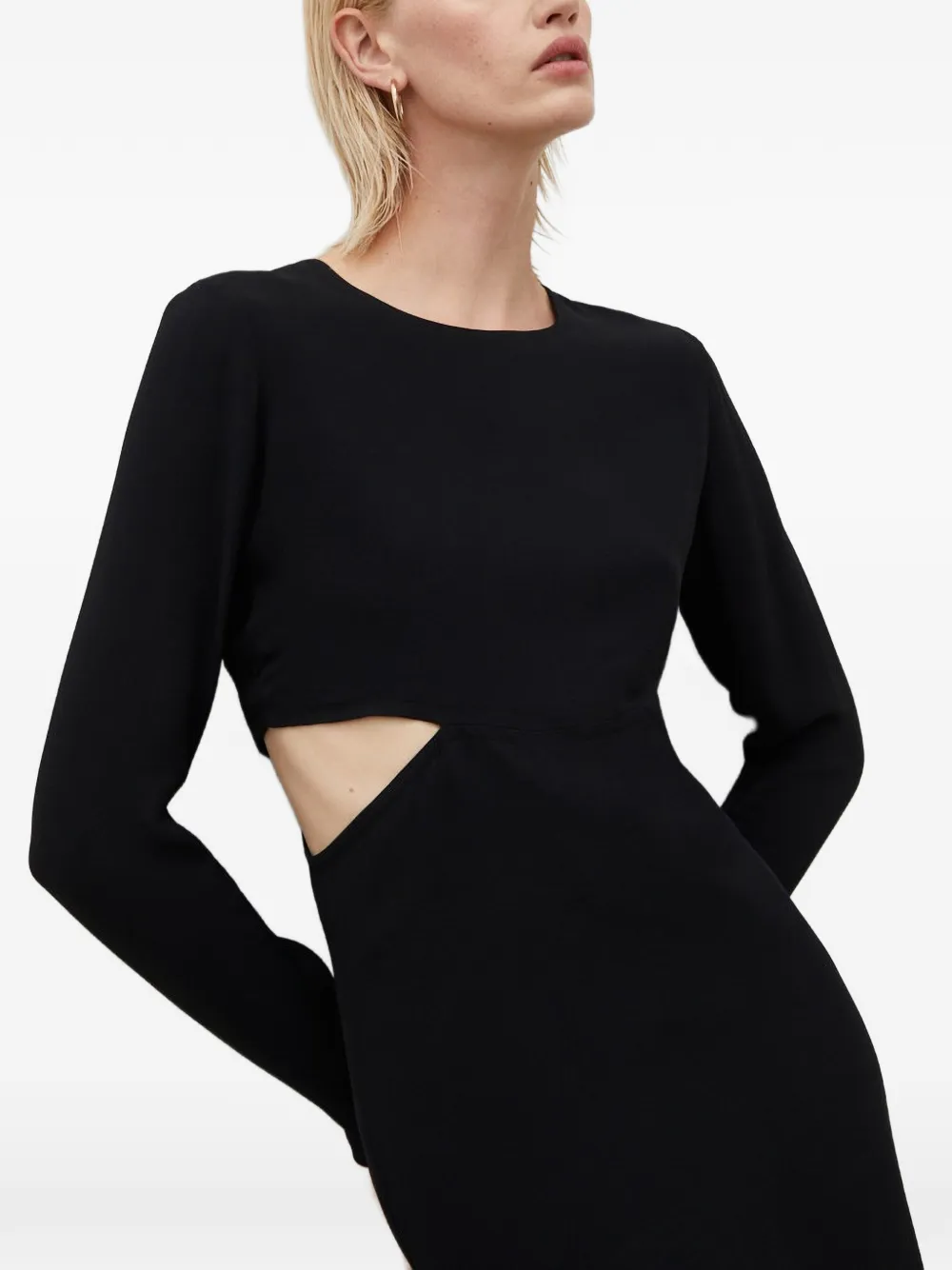 HERSKIND Mini-jurk met uitgesneden details Zwart