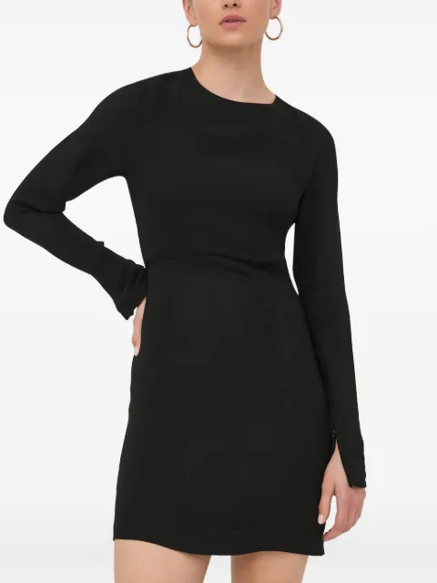 HERSKIND Olivia tie-back long-sleeve mini dress