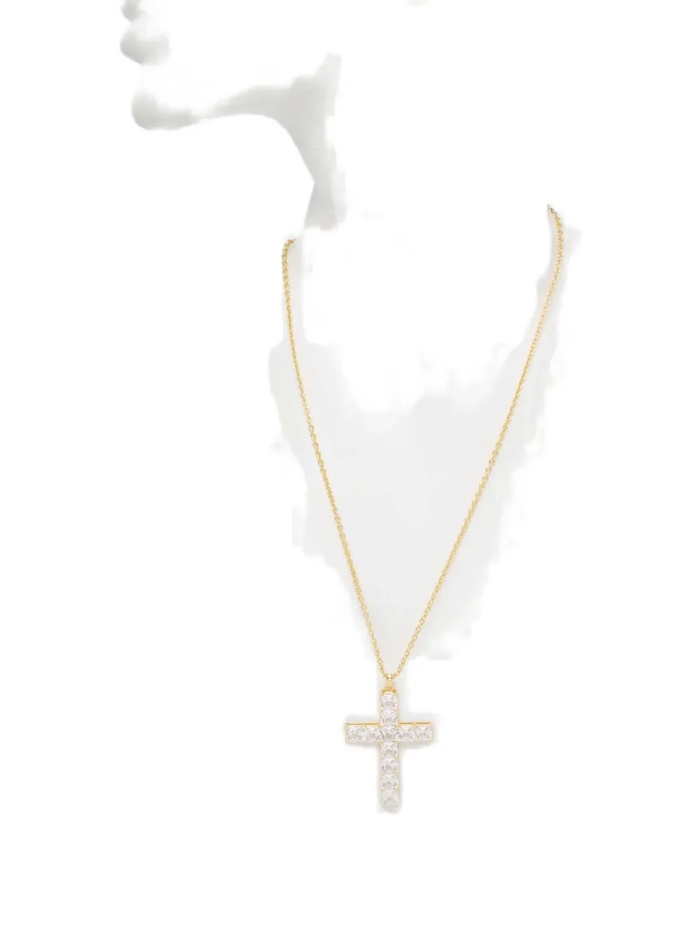 Chiara Ferragni cross-pendant necklace - Goud