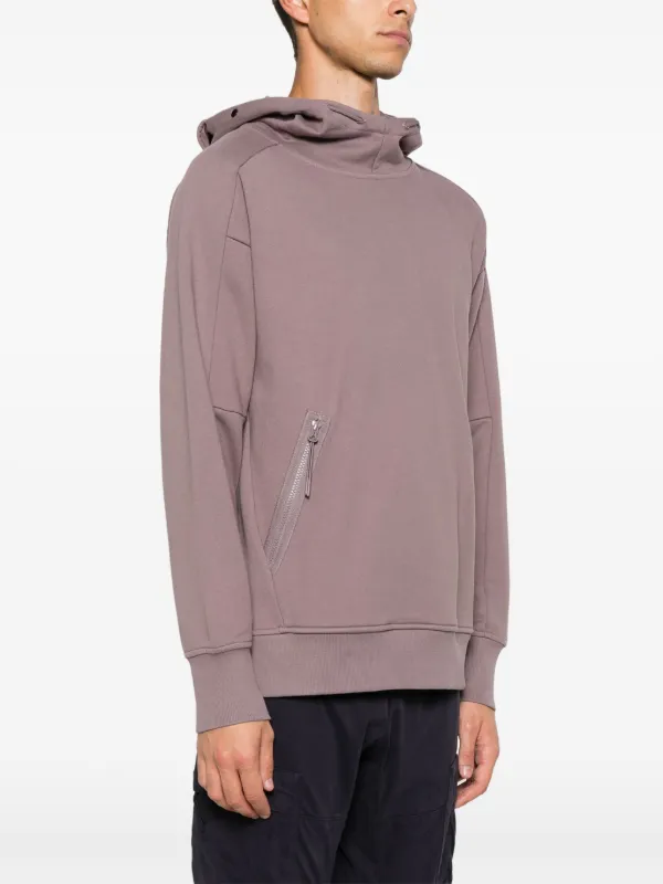 C.P. Company Goggles detail Hoodie Purple FARFETCH CA