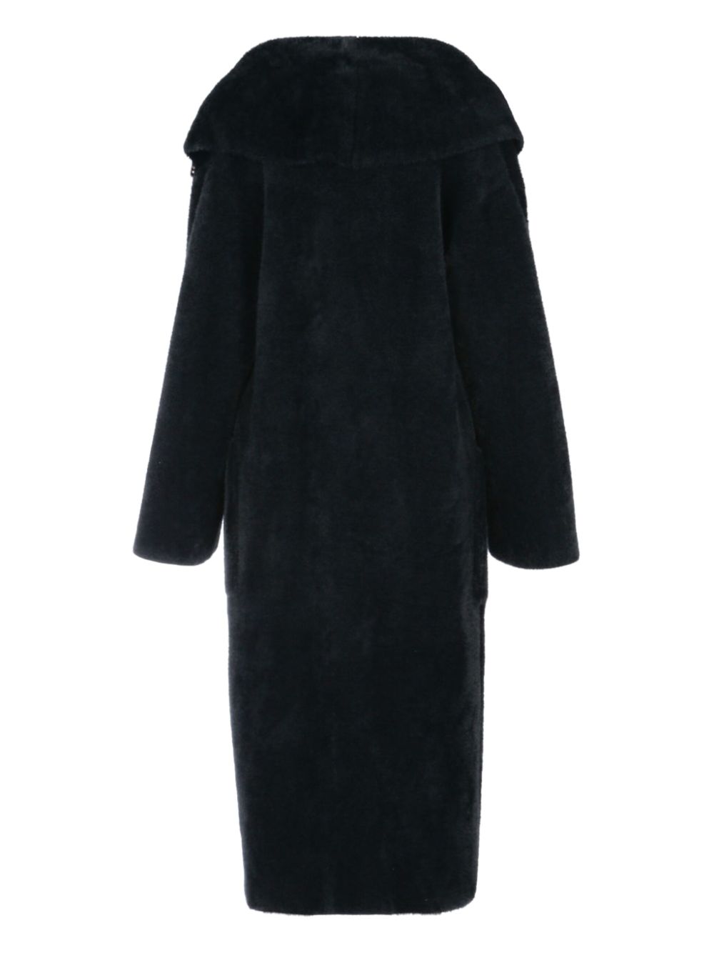 Elisabetta Franchi knit wrap coat - Black