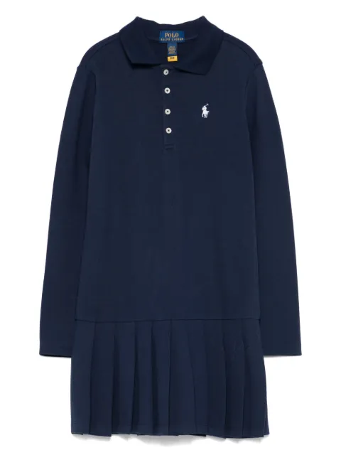 POLO RALPH LAUREN KIDS pleated polo dress