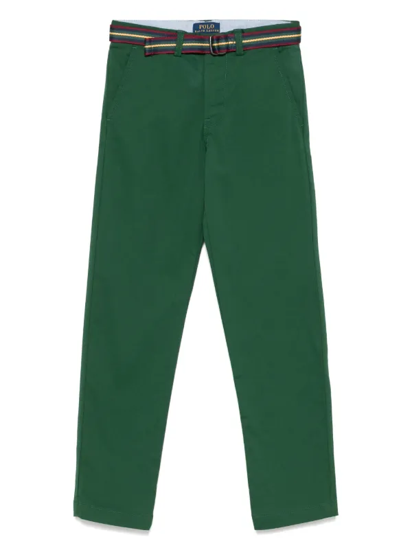 POLO RALPH LAUREN KIDS Bedford Chinos Green FARFETCH UK