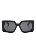 Versace Eyewear Medusa Biggie-plaque sunglasses - Black