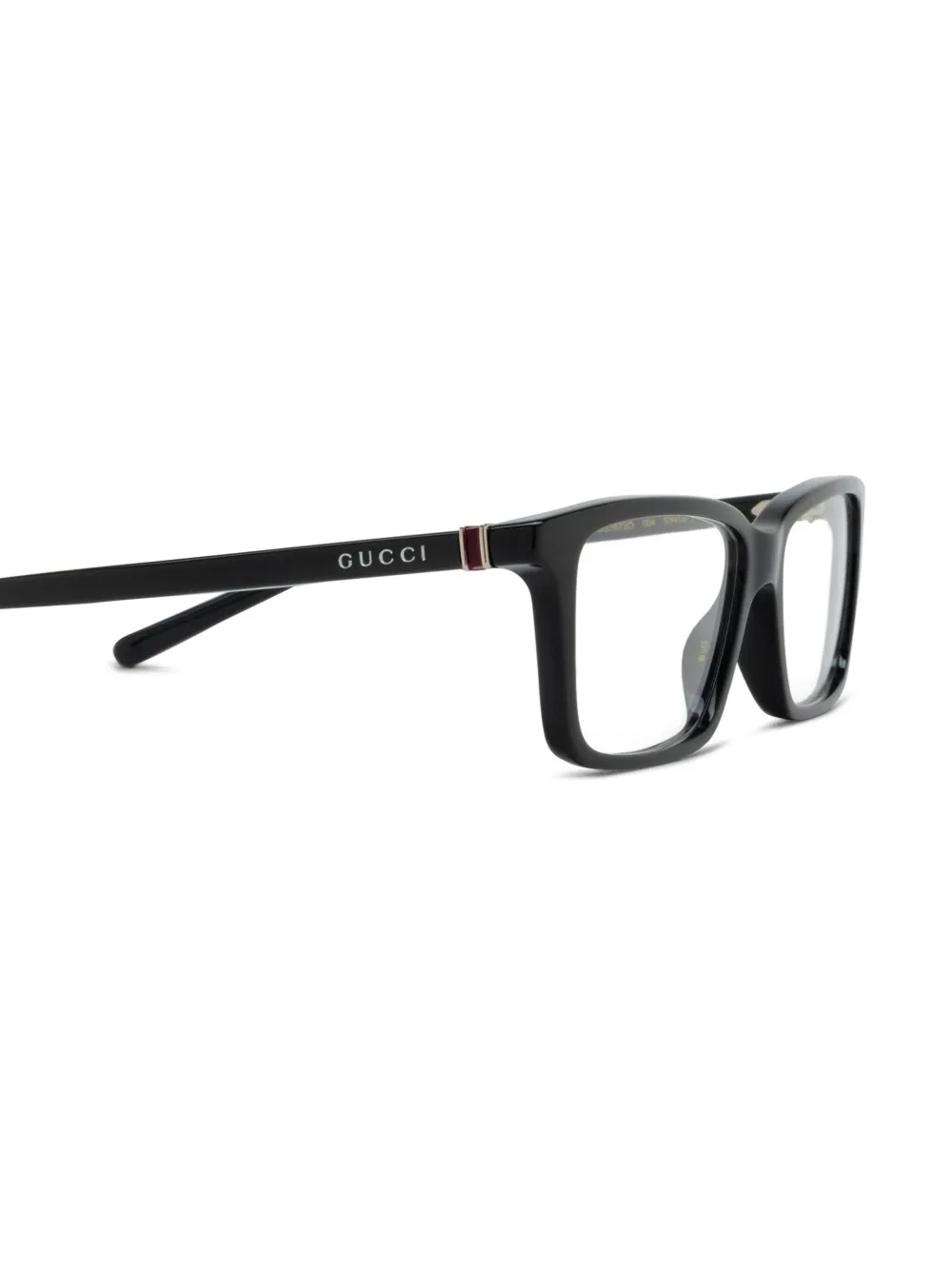 Gucci Eyewear Bril met rechthoekig montuur Groen