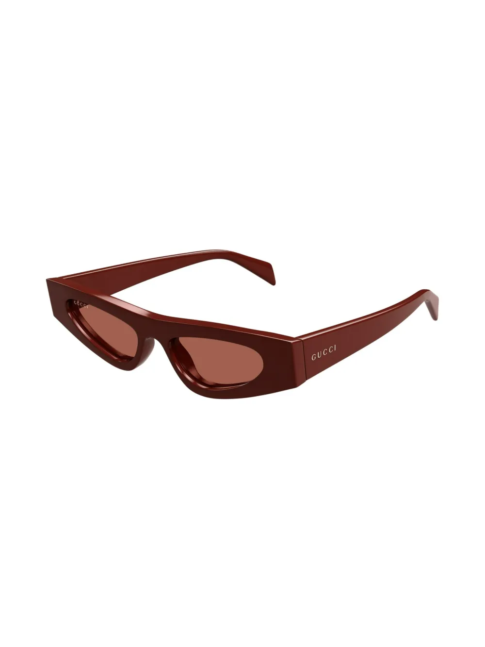 Gucci Eyewear Zonnebril met logoprint - Rood