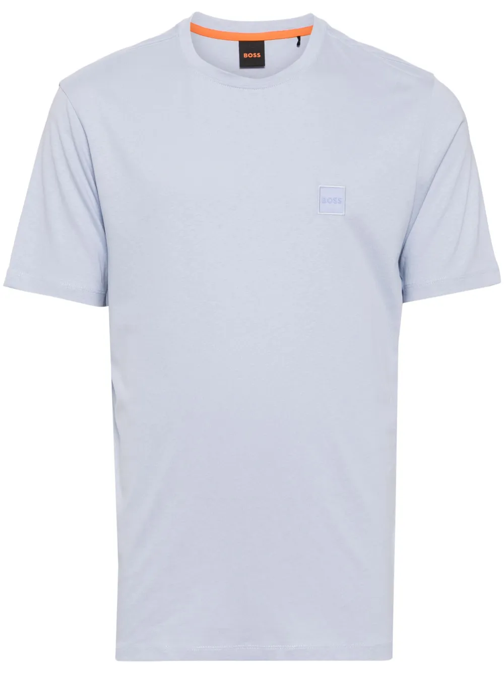 BOSS logo patched T-shirt – Blue