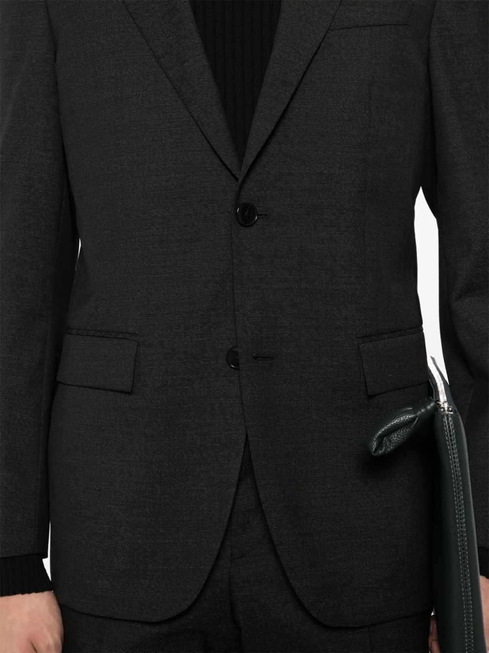 Shop Hugo Boss Single-breasted Suit In Black