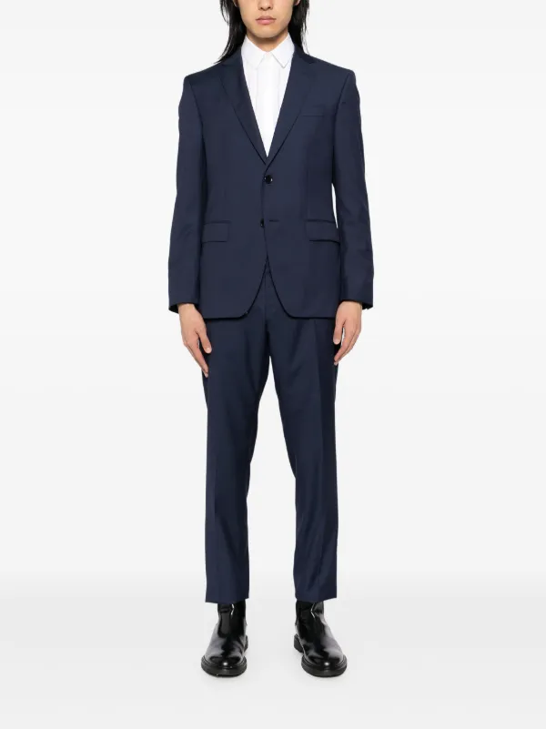 BOSS ストライプ シングルスーツ | ブルー | FARFETCH JP BOSS ストライプ シングルスーツ | ブルー | FARFETCH JP