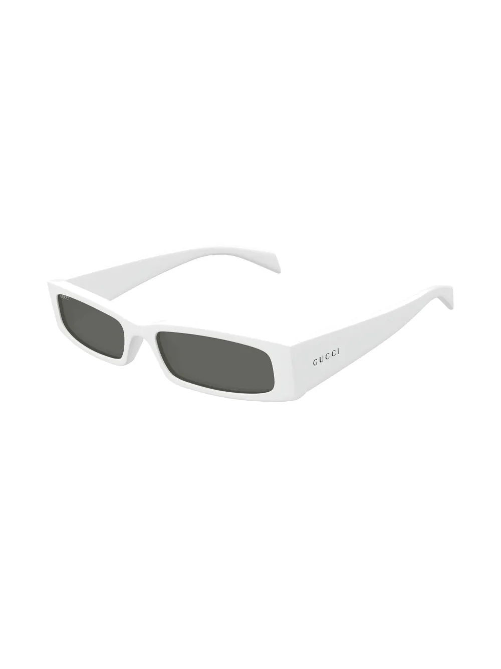 Gucci Eyewear Zonnebril met logoprint Wit