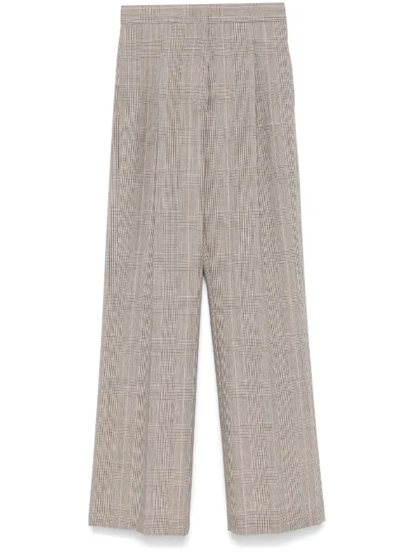 MSGM チェック パンツ | ブラウン | FARFETCH JP