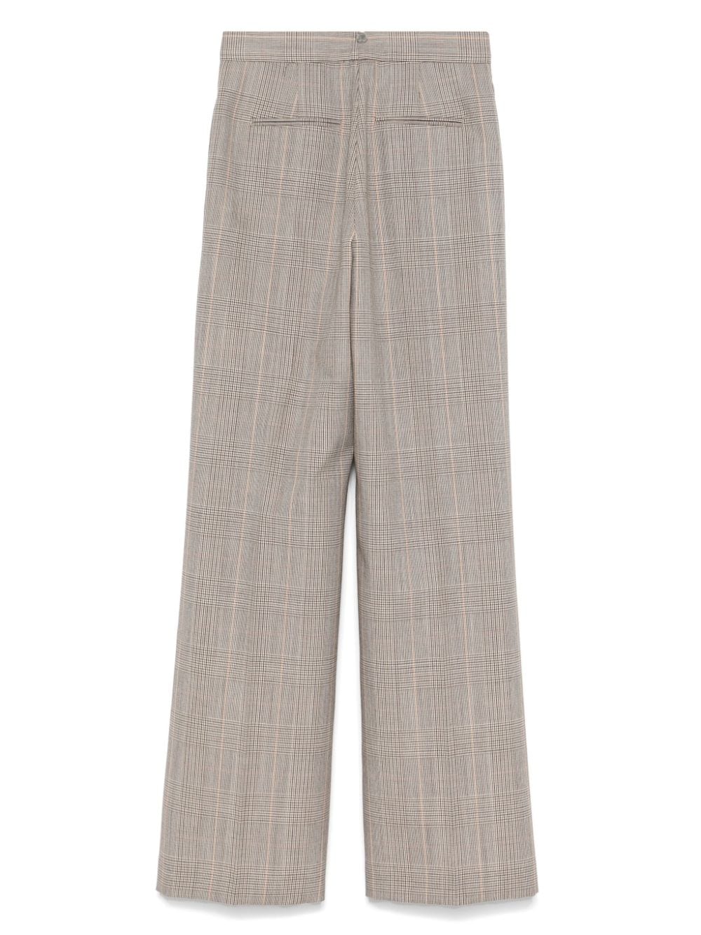 MSGM check-pattern trousers - Bruin