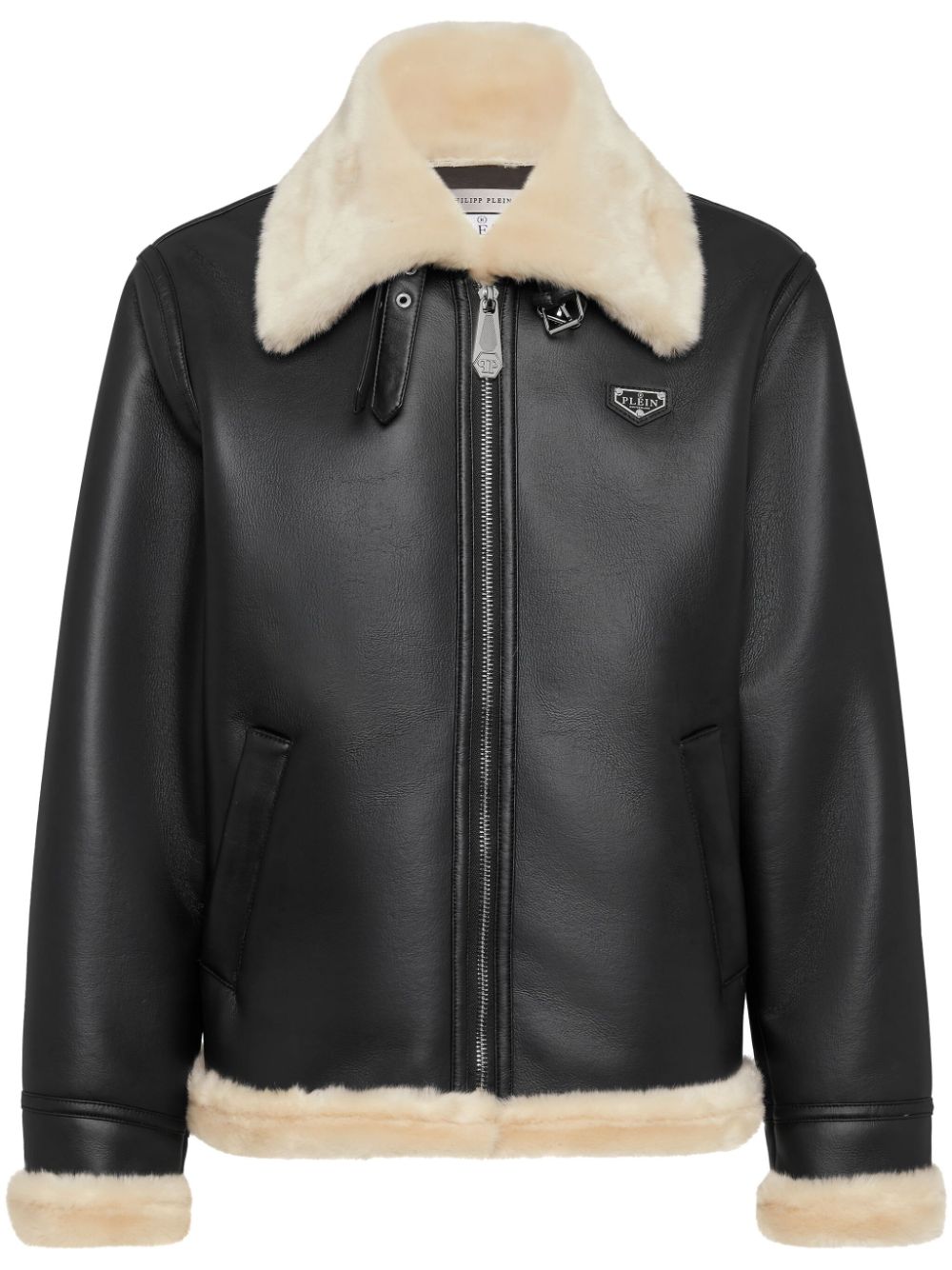 Philipp Plein Eco shearling jacket - Black