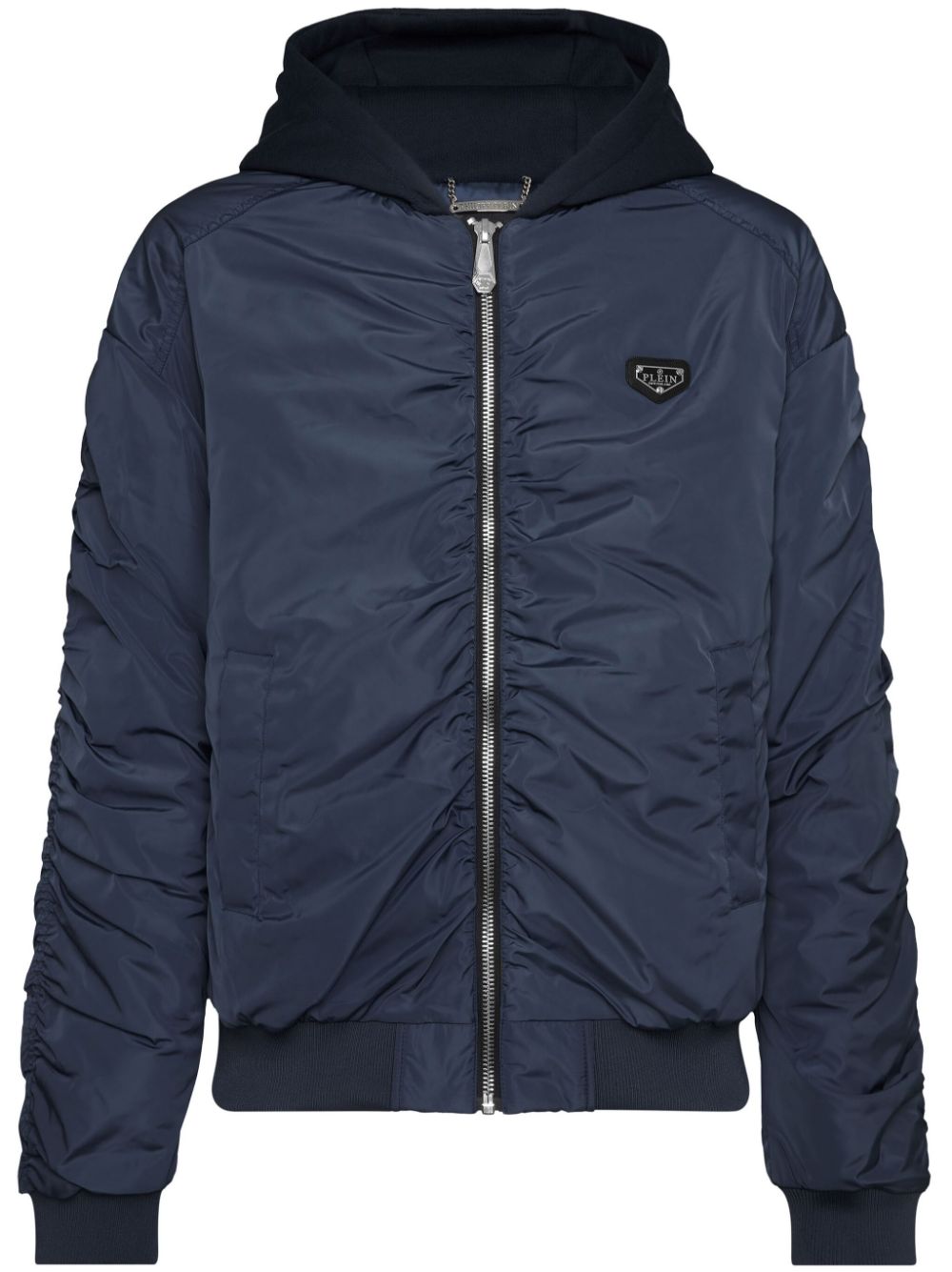 Philipp Plein Gewatteerd jack Blauw