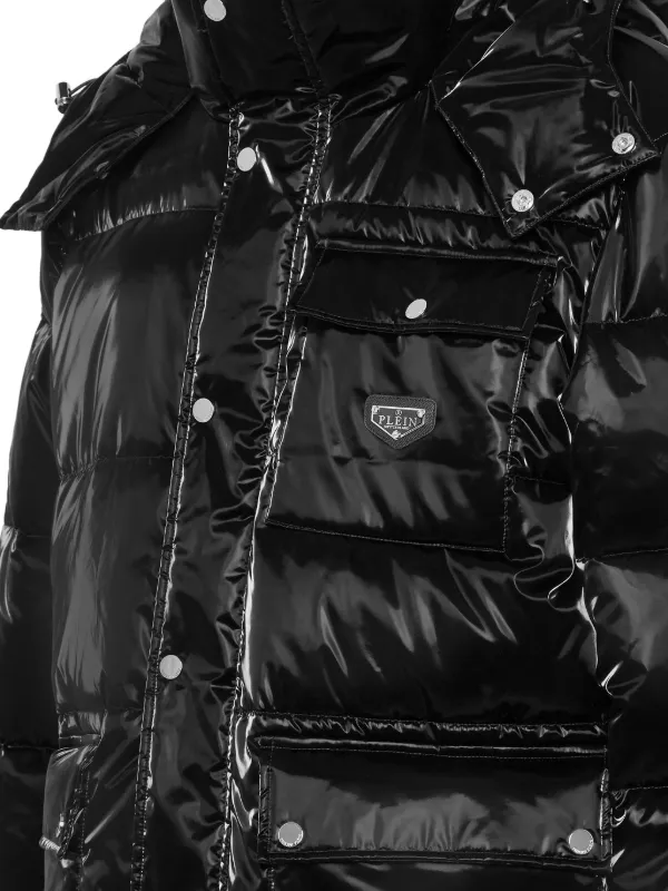 Philipp Plein Padded Jacket Black FARFETCH UK