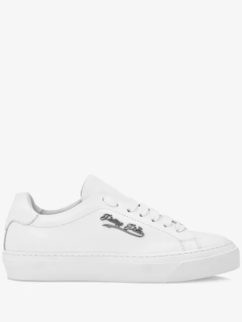 Philipp Plein lace-up leather trainers