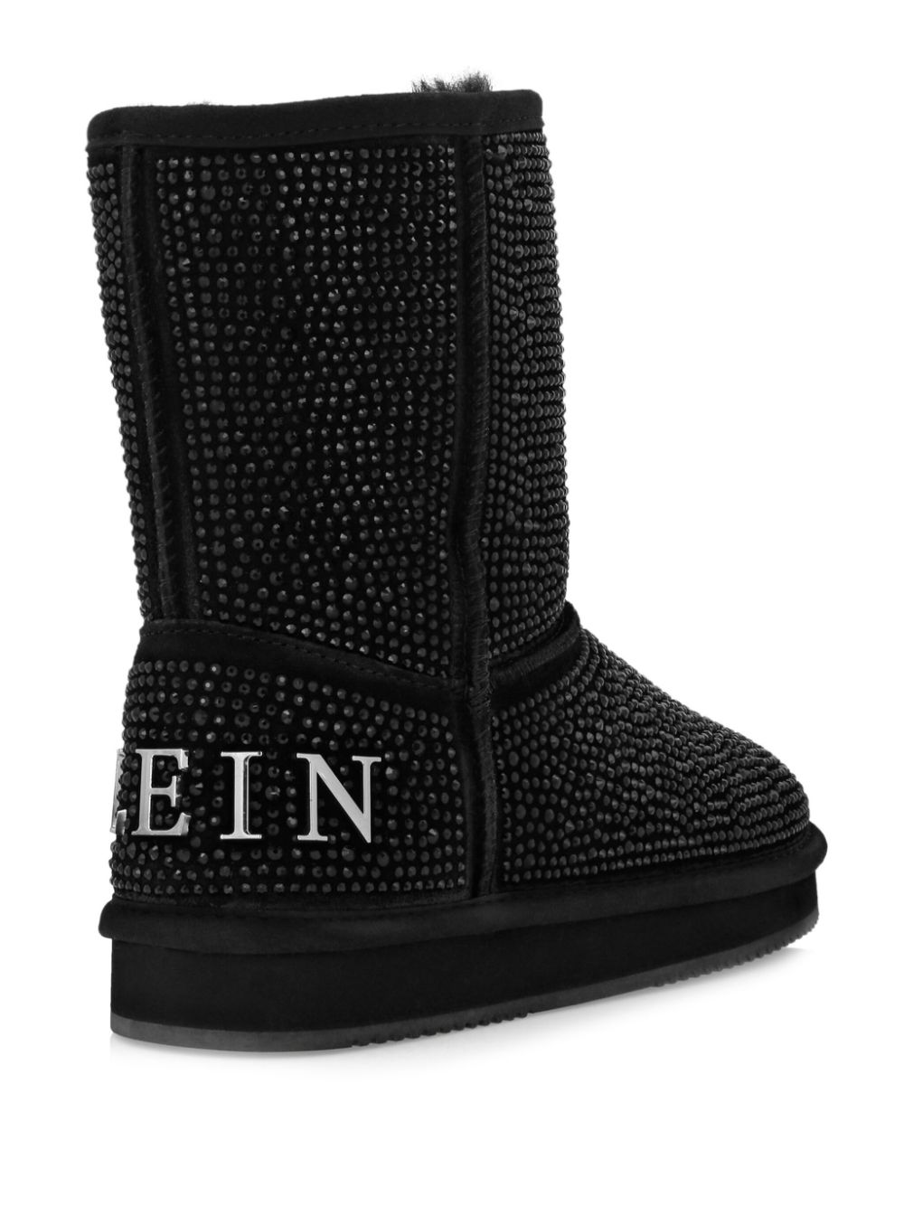 Philipp Plein crystal-embellished boots Black