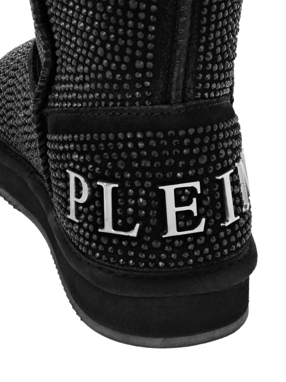 Philipp Plein crystal-embellished boots Black