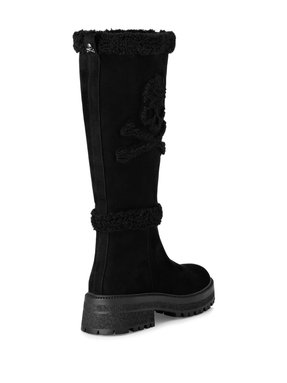 Philipp Plein Skull & Bones boots Black