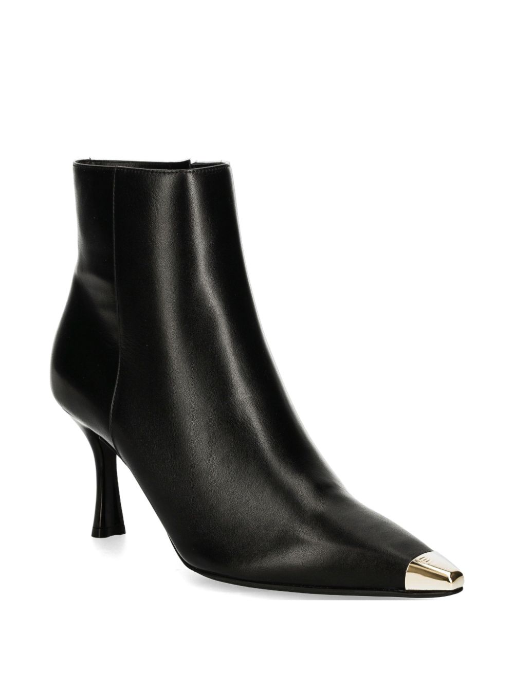 Baldinini leather ankle boots - Zwart