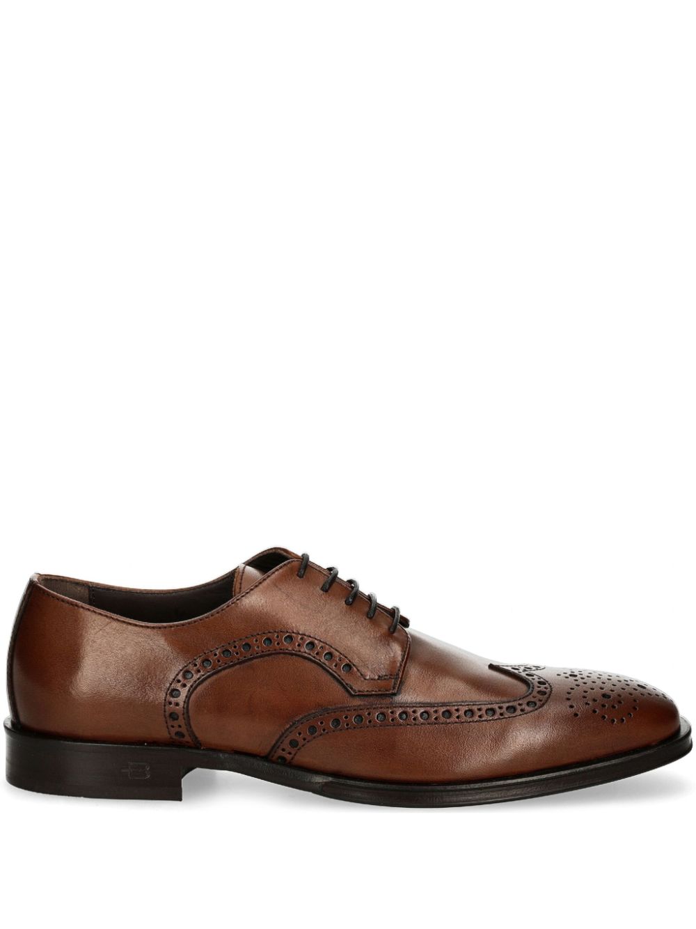 Baldinini leather Derby shoes Brown