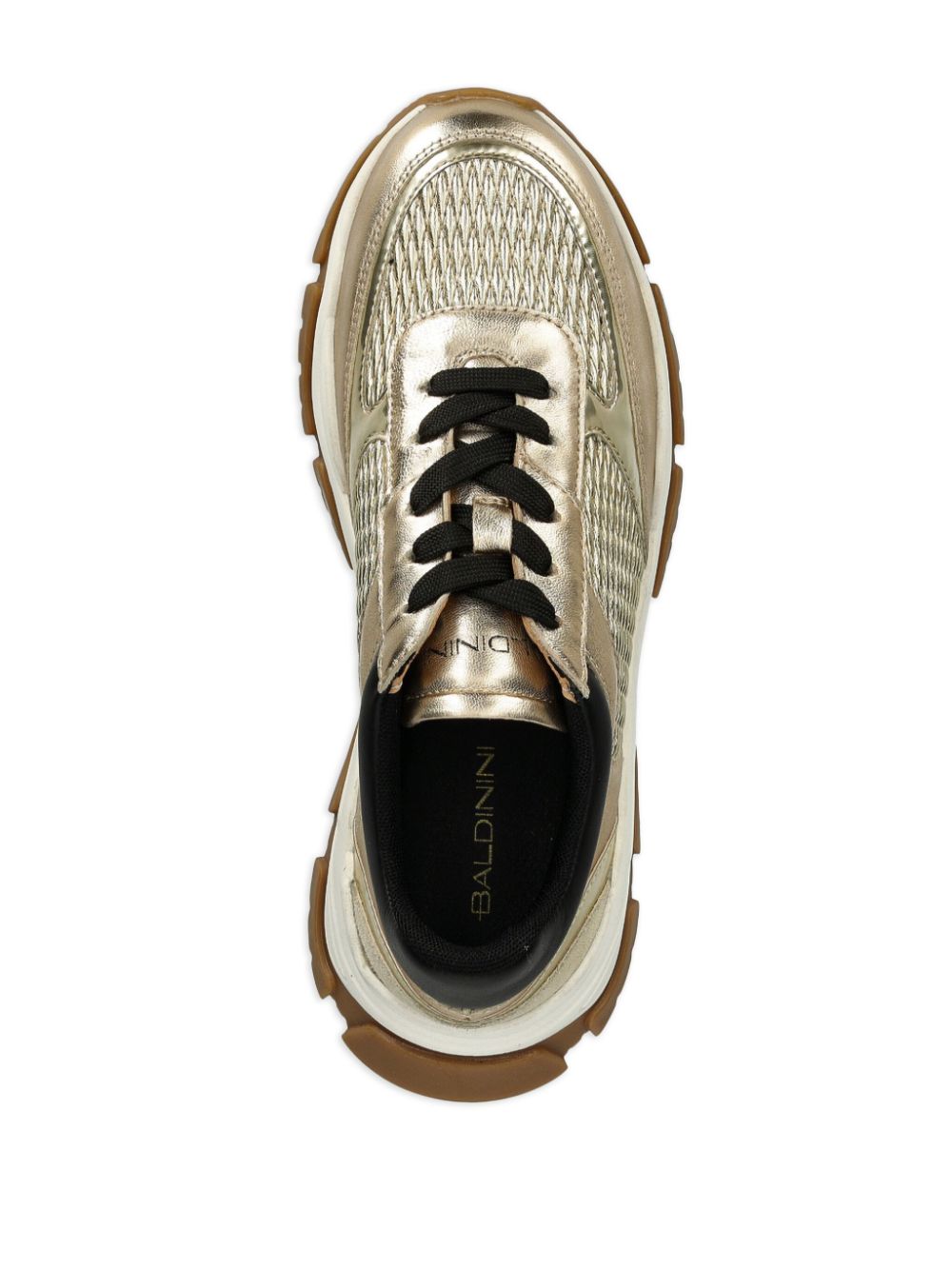 Baldinini Leren sneakers Goud