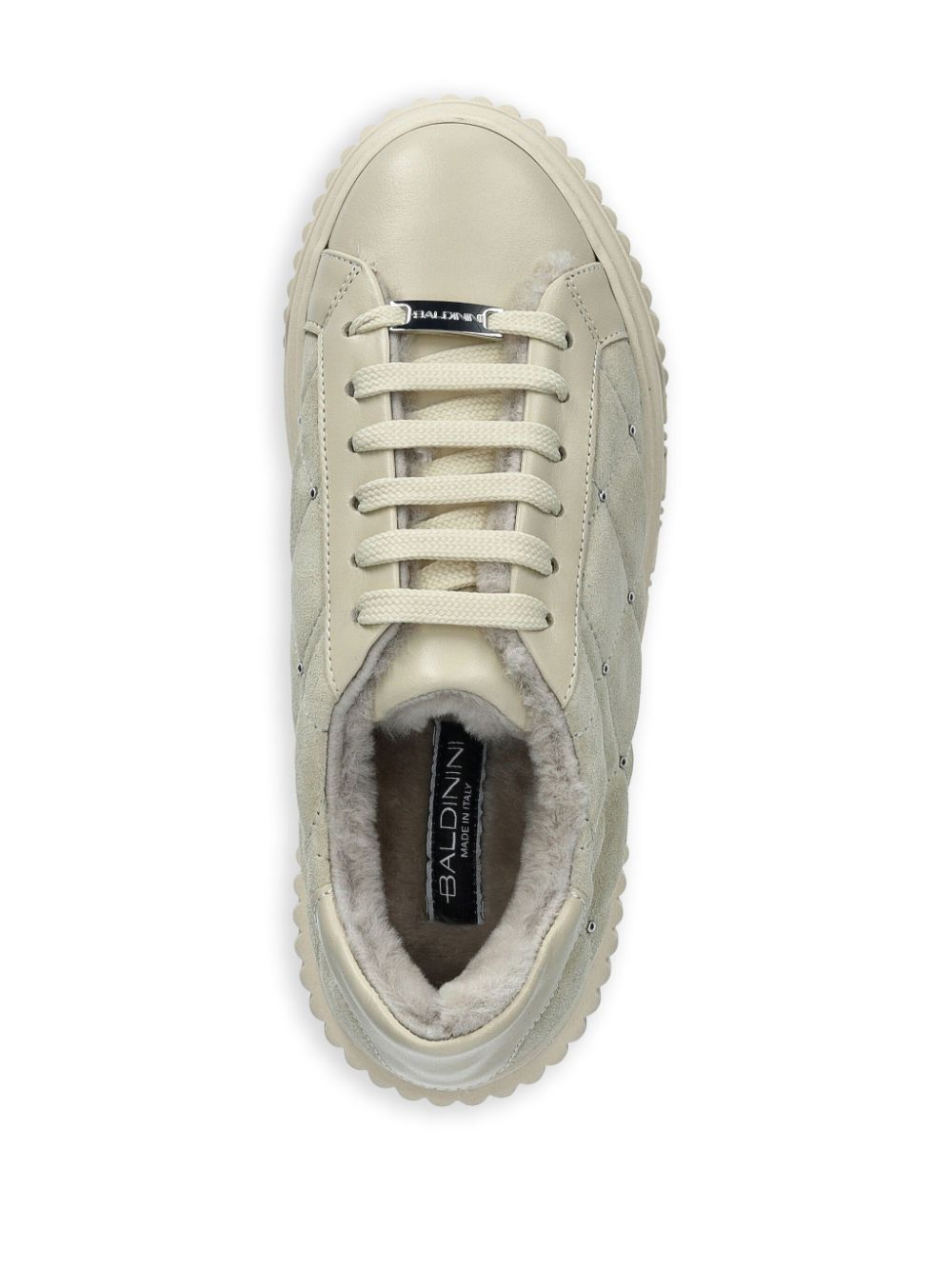 Baldinini Gewatteerde sneakers Beige