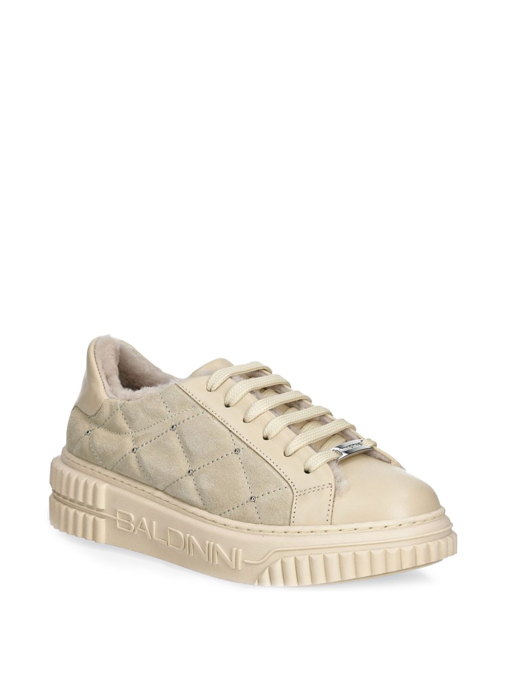 Baldinini Gewatteerde sneakers Beige