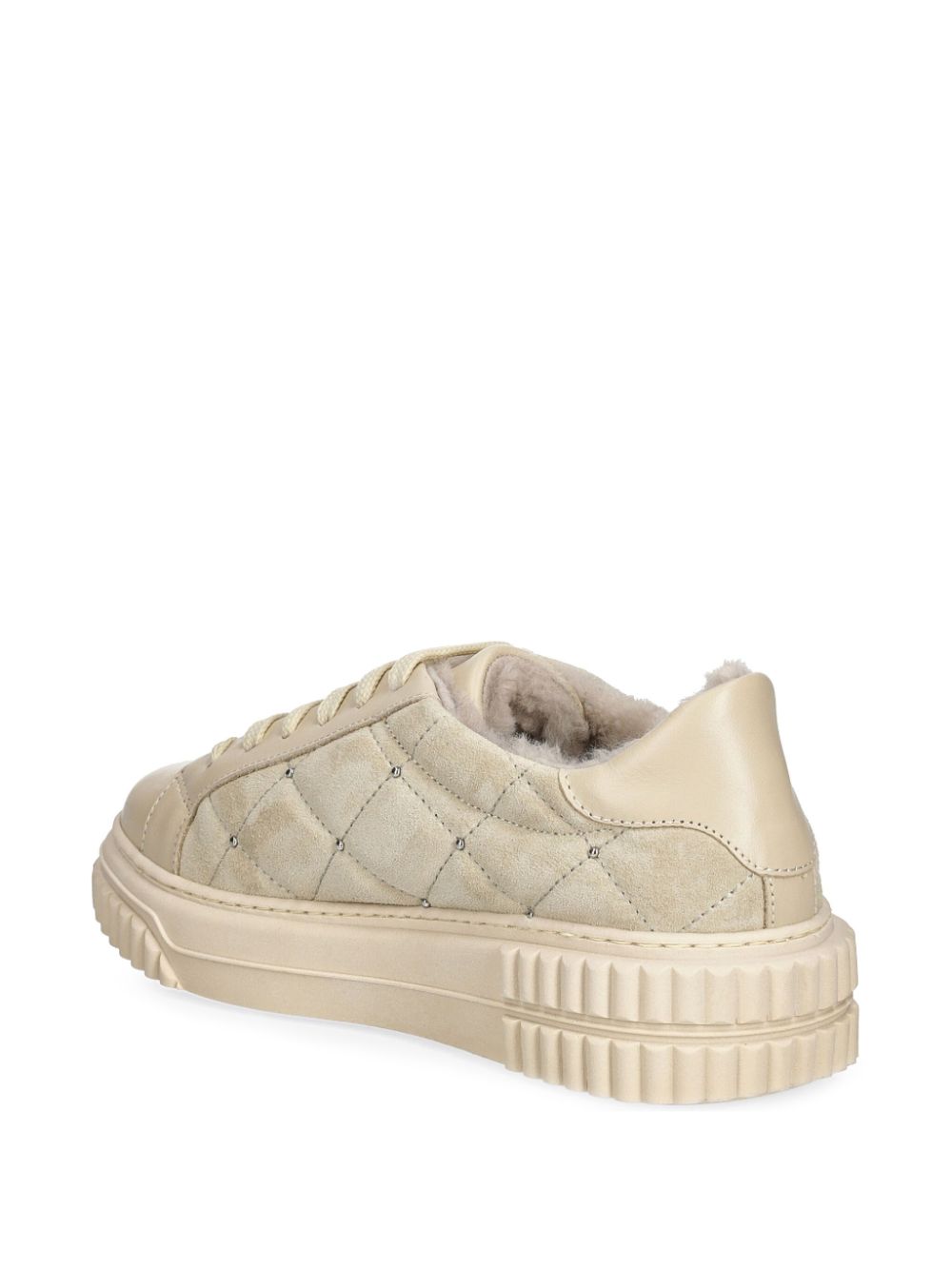 Baldinini Gewatteerde sneakers Beige