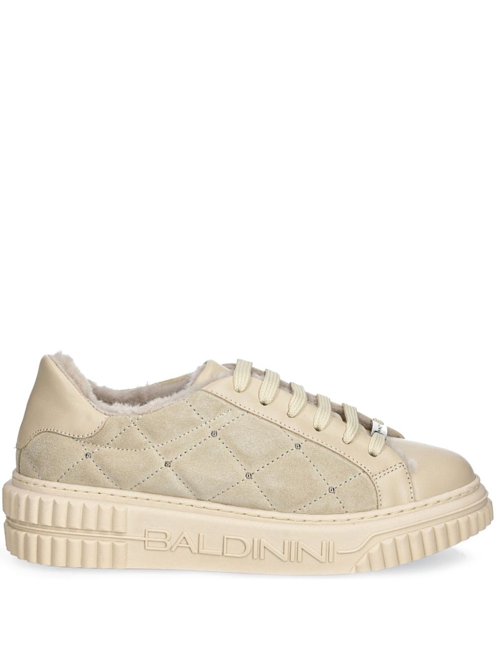 Baldinini Gewatteerde sneakers Beige